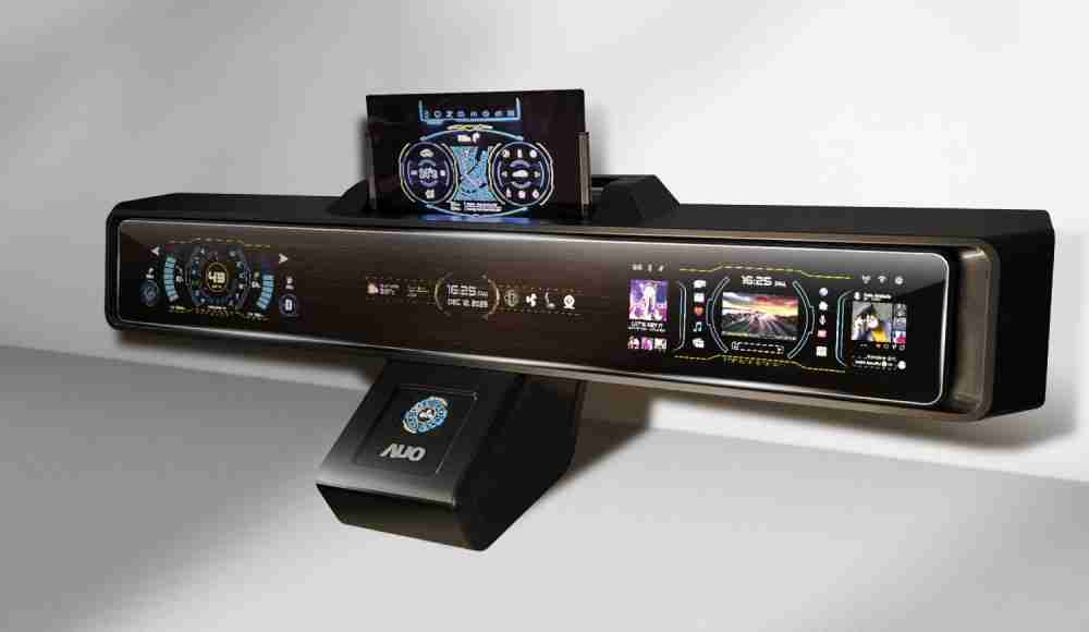 冰球突破Micro LED沉浸式车舱显示方案结合 可卷式、、、可伸缩的Micro LED应用并可呈现不同的质感纹路，，，，展现人性化设计